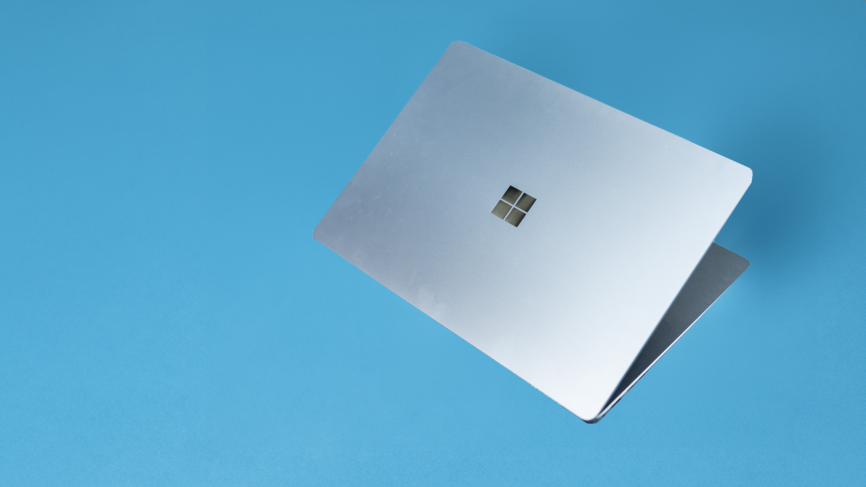 Close-up of the Microsoft Surface Laptop 7 highlighting its screen and minimalist design.