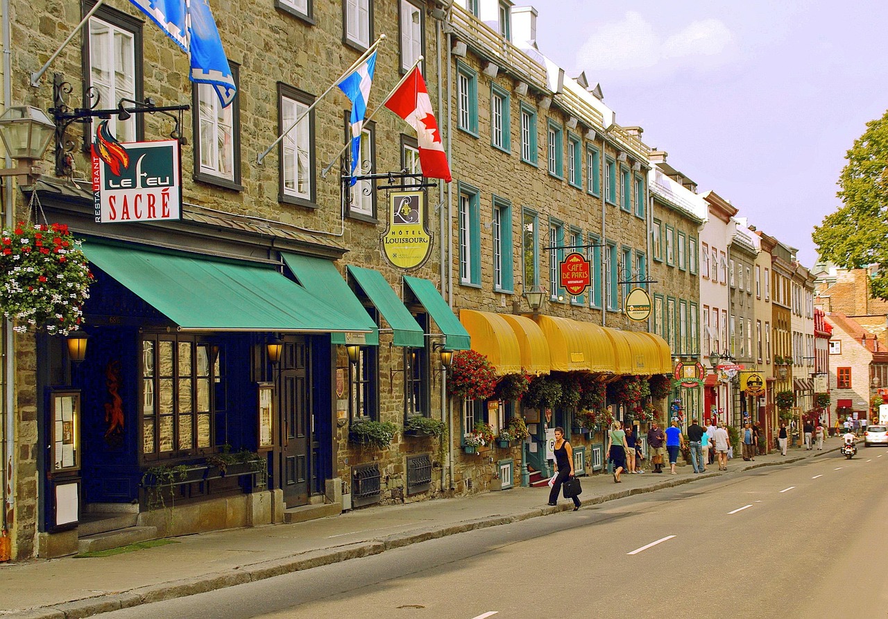 Quebec City offers a romantic, European-style escape without leaving the continent.