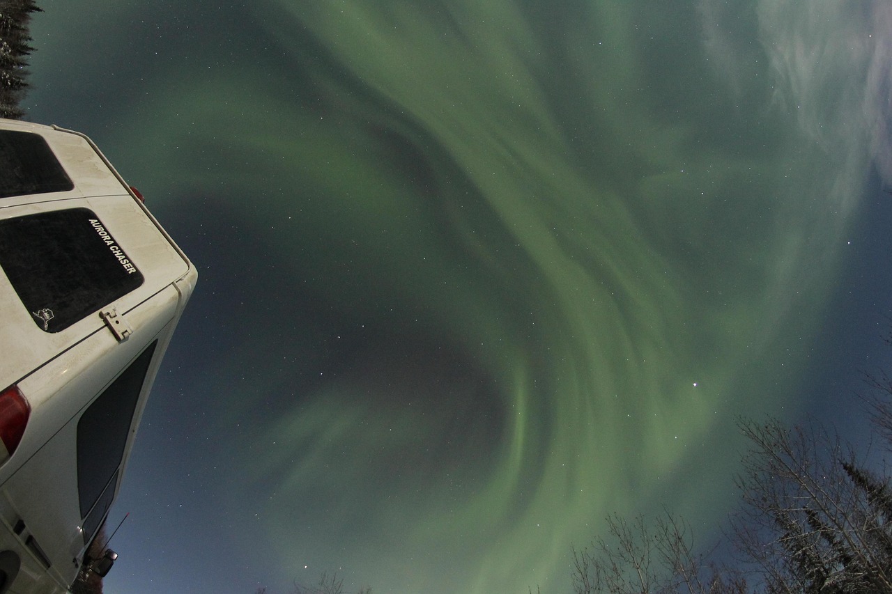 The Aurora Winter Train offers a front-row seat to the ethereal Northern Lights.