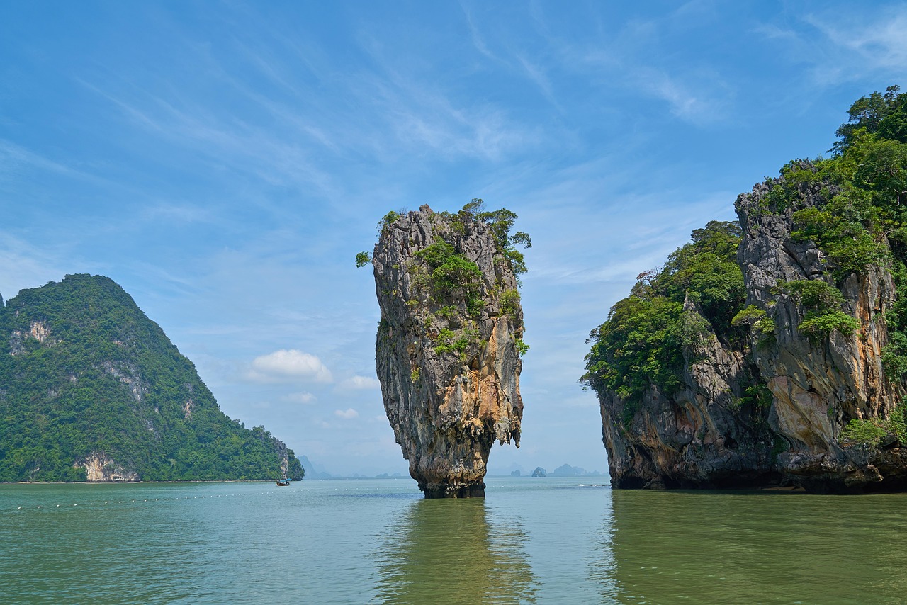 The dramatic cliffs of the Andaman Coast offer some of the world's most epic hotel views.
