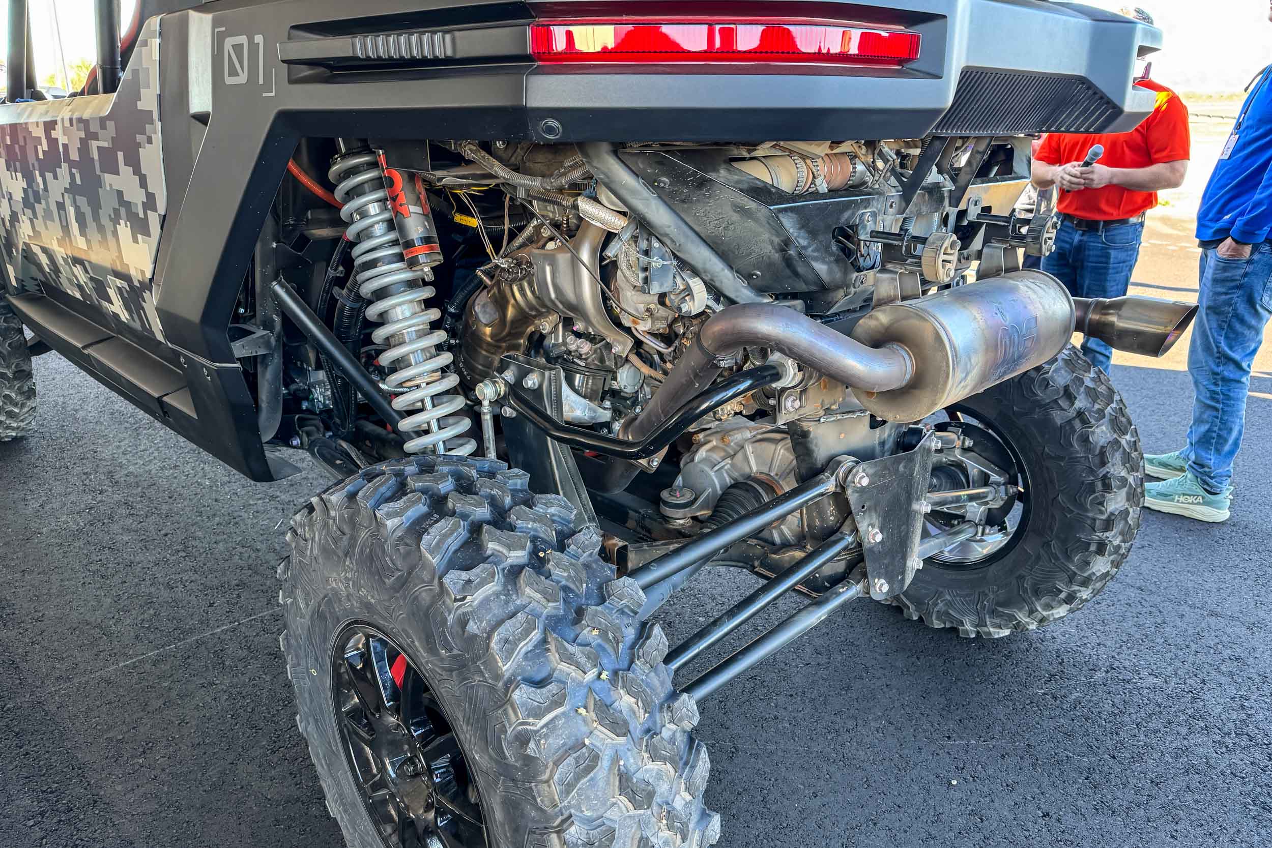 Wide aerial view of the modern Toyota Proving Grounds facility in Arizona.