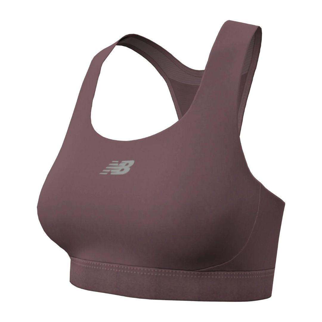 New Balance Sleek Medium Support Pocket Sports Bra.