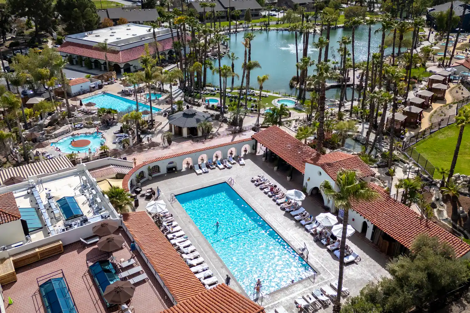 Experience the vastness of the resort's wellness offerings, featuring over 50 geothermal mineral-rich pools.