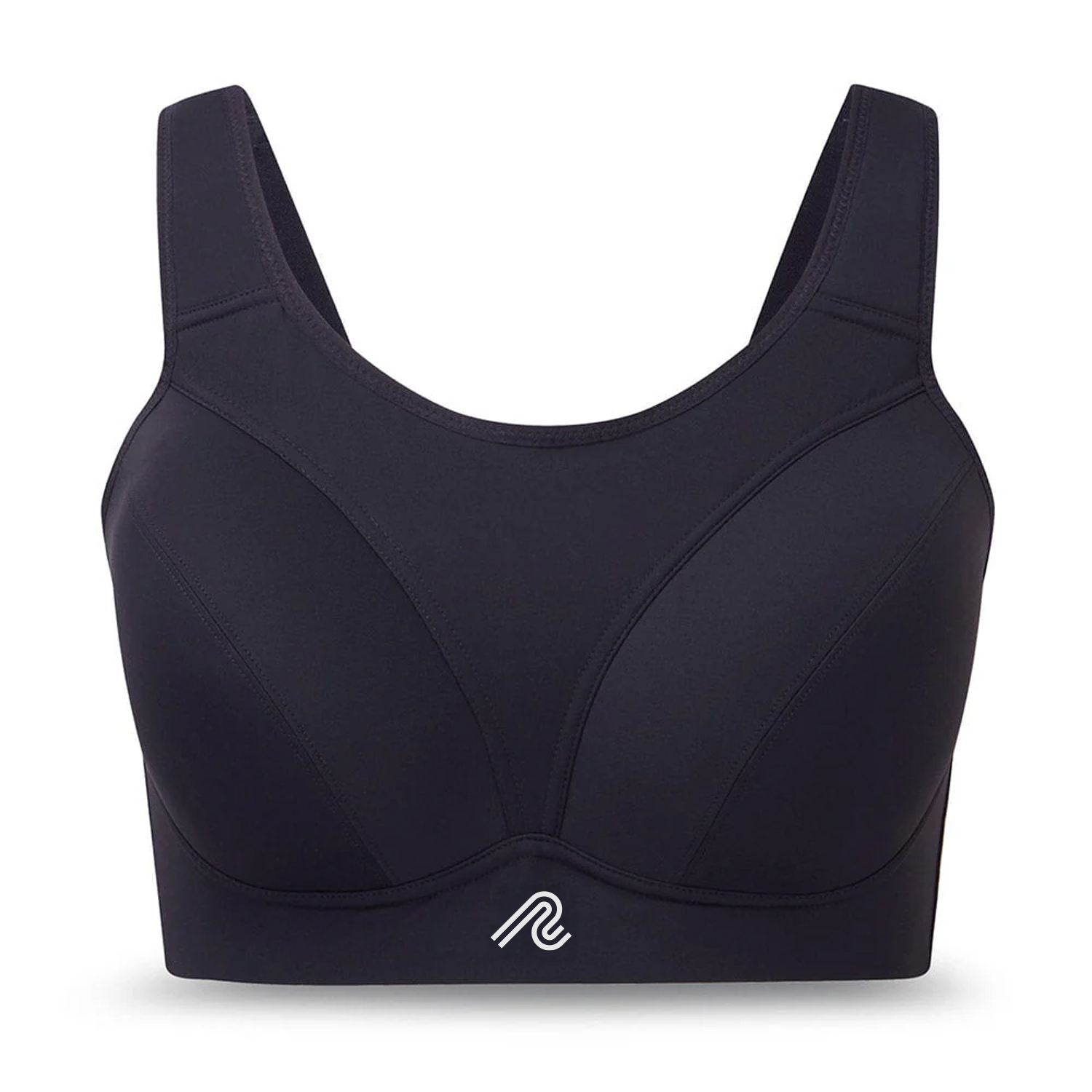 Black Runderwear Power Bra designed for high-impact running.